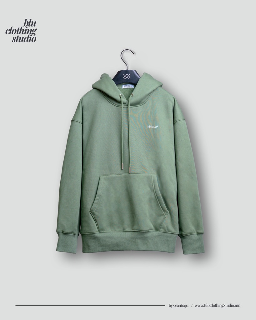 Hoodie BLU oversized