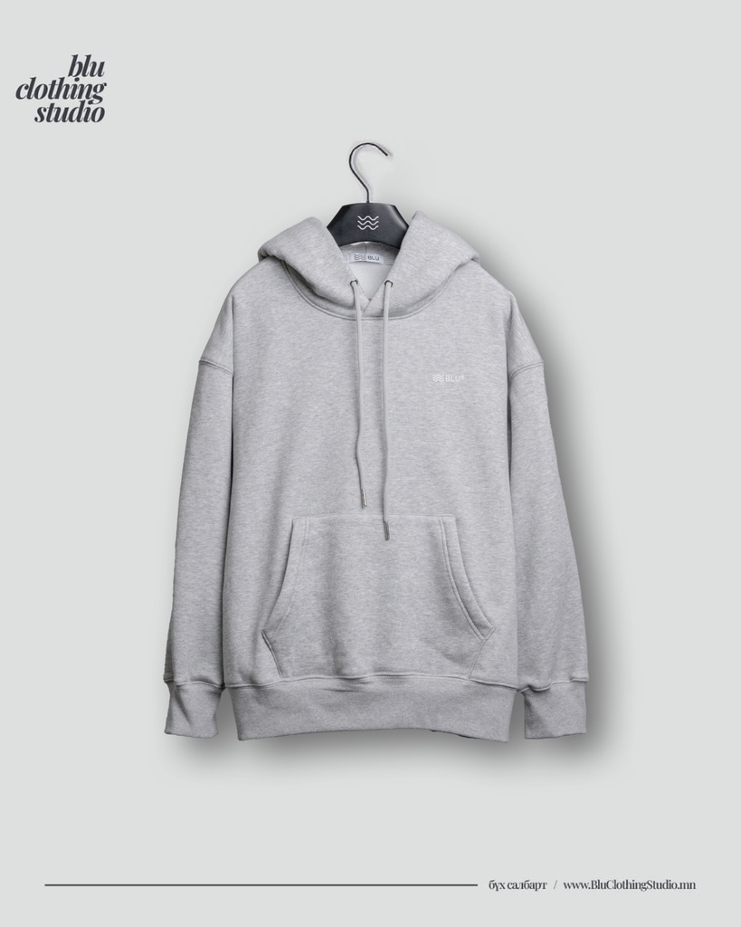 Hoodie BLU oversized