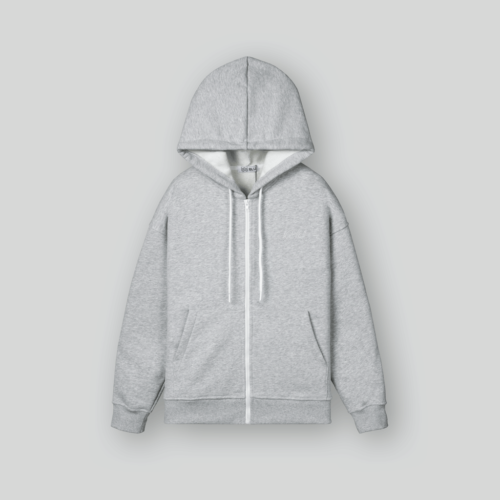Zip-Up Hoodie Blu