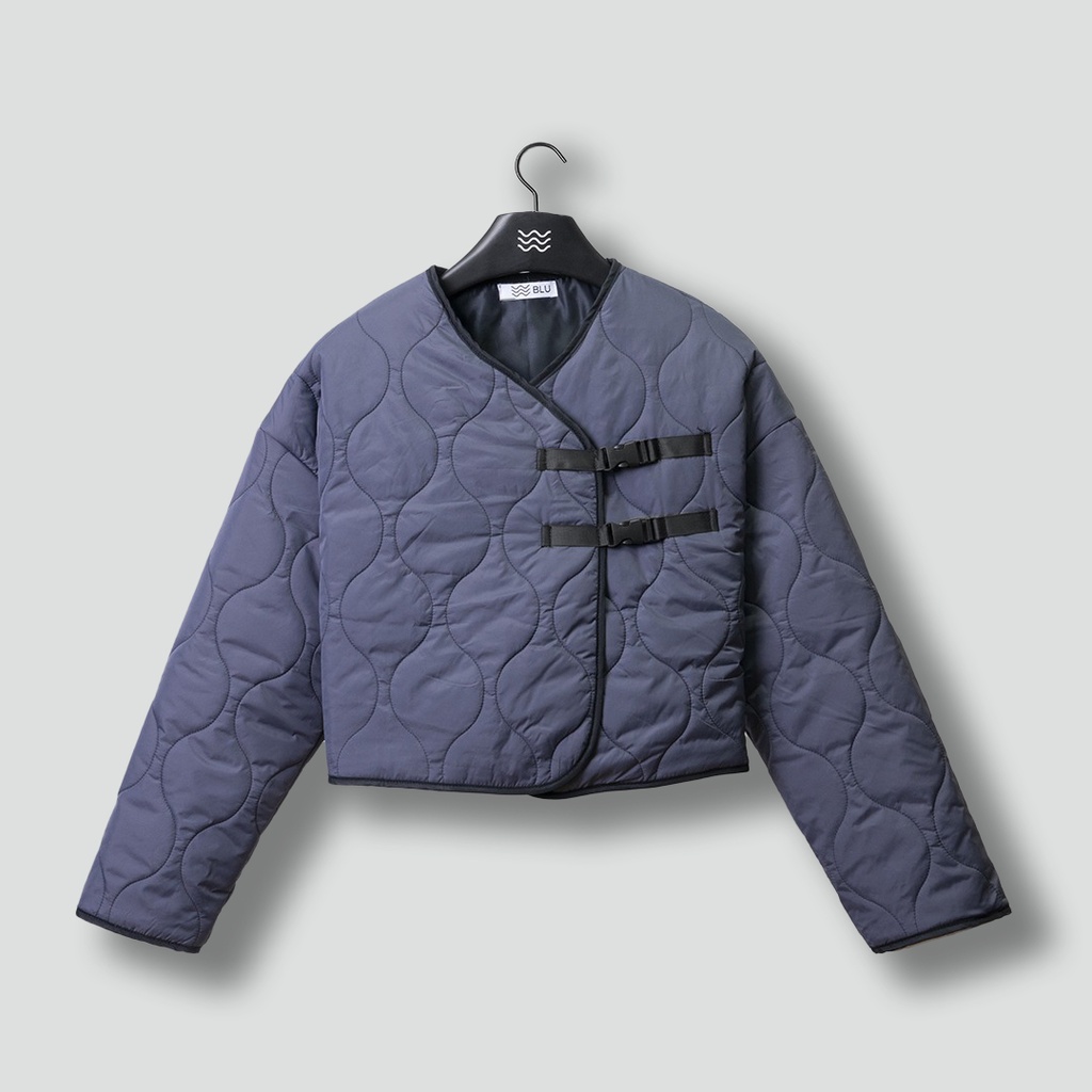Cropped Quilted Jacket for Women