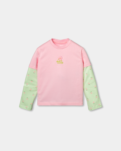 Kids Flower Double sleeve